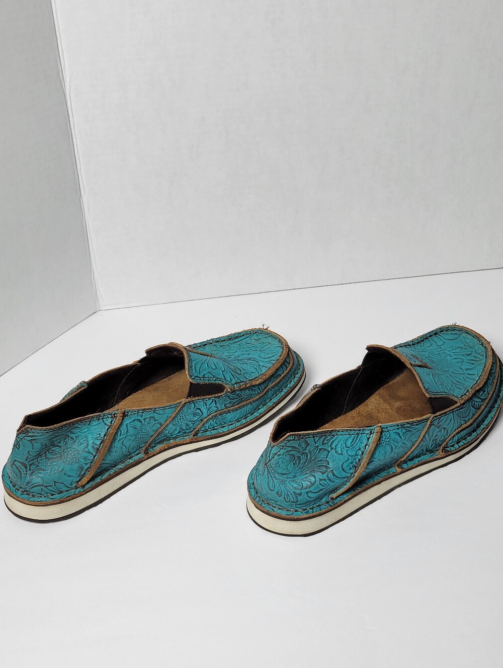 Ariat Womens Cruiser In Brushed Turq Floral Emboss - Picture 5 of 8